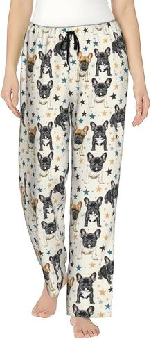 Women Comfy Pajama Pants Stretch Sleepwear Lounge Pants With Pockets & Drawstring in Saudi Arabia