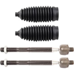 TRQ Front Steering Kit Steering Rack & Pinion Bellow Tie Rod Compatible with 2014-2018 Kia Soul 2015-2018 Soul EV