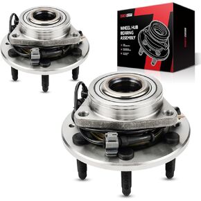 Torchbeam Pair 515160 Front Wheel Hub Bearing Assembly for 2014-2018 Chevrolet Silverado 1500, 2014-2018 GMC Sierra 1500, Chevrolet Tahoe Suburban, GMC Yukon XL Wheel Bearing 6 Lugs W/ABS
