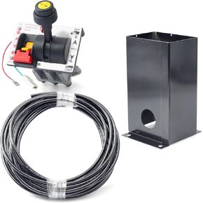 PTO Switch Control Dual Valve Air Set with Kickout Replacement for Truck Tipper Dump Pump, with Console Tower 4 Gear