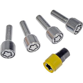 Dorman 712-390 M12-1.50 Bolt/Ball Seat Wheel Lock Set, 6 Pack