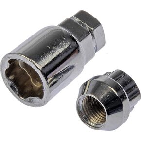 Dorman 711-626 Wheel Nut Lock Chrome Bulge Seat Open End M14-1.50 Compatible with Select Models, 4 Pack