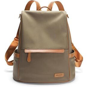 Womens Backpack Purse Anti-theft Fashion Waterproof Lightweight Small Backpack for Women Ladies Travel Nylon 2616-Grey