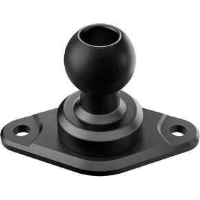 Tackform Diamond AMPS Monitor, Device, & Base Mount - 20mm Ball | 6061-T6 CNC Billet Aluminum | 2-Hole Drill Base | Mount to Dash, AMPS, or Grid Brackets | NOT Compatible with 1" / B Sized Systems