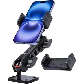 2024 2025 Cell Phone Holder Compatible with Jeep Wrangler JL 2024+, Phone Mount Dash Mount System Kit Dashboard Accessories Driver Side(NOT for 1945-2023 Wrangler)