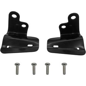 2Pcs Soft Top Bow Bracket & Hardware Kit Fits with Pack of 4 Screws for 2007 2008 2009 2010 2011 2012 Jeep Wrangler 4-Door Replace 55397228AB 55397229AB 6503259
