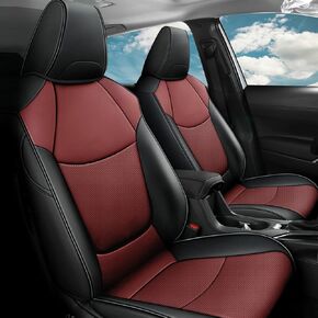 TTX LIGHTING Custom Fit Seat Covers for Toyota Sienna 2021-2025 LE and XLE 8-Passenger Leather Car Seat Cover Full Coverage Set Spill & Stain Proof Black