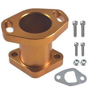 Miaowa Performance Racing Intake Pipe Inlet Manifold Gasket Screw for Predator 212ccc ct200u GX160 GX200 6.5HP OHV Chinese 196cc Clone Engines Mini Bike Go Kart Golden