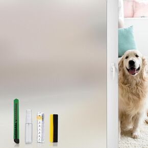 Reflective Window Film Privacy One Way, Mirror Film Daytime Privacy Heat Control UV Blocking Static Cling Window Tint Film for Home & Office, Silver, 17.3 Inch X 6.5 Feet