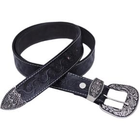 Western Design Tooling Leather Belts for Cowgirl & Cowboy, Vintage Leather Belts, Handmade leather Belts