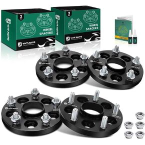 Yhtauto 5x100 إلى 5x114.3 محولات العجلة المركزية المركز 15 ملم متوافقة مع Outback ، Forester ، Impreza ، Legacy ، Baja ، Brz ، 9-2x ، 86 ، فواصل الإطارات M12x1.25