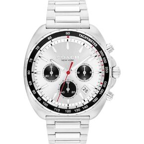 Coach Charter Men's Quartz Chronograph Watch, Stainless Steel Bracelet - Water-Resistant to 3ATM, Modern Minimalist - Gift for Him, 44.5mm in Kuwait