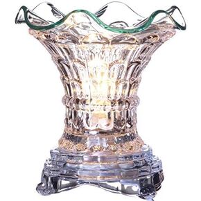 TVaromatics Clear Glass Electric Aroma Lamp Oil and Wax Tart Warmer with Dimmer - EAL873431