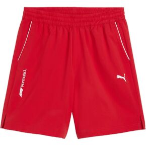Puma F1 ESS+ Woven Shorts 7" - Men's (White/Red)