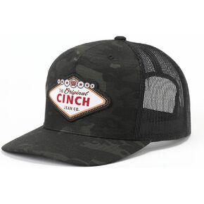Cinch Men's Camo Vegas Logo Sign Trucker Cap