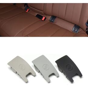 for Audi A4 A6 Black Grey Car Rear Seat Hook ISOFIX Cover Child Restraint Rear Seat Slot Trim Cover Replacement (A4 Black)