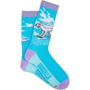 Everything Legwear Godzilla x Kong Crew Socks (1 Pair) - One Size Fits Most