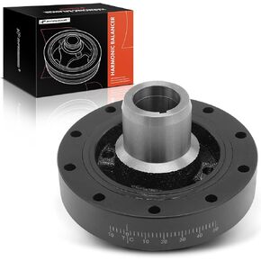 A-Premium Engine Harmonic Balancer Crankshaft Pulley Compatible with Ford Taurus 1990-1995, Ranger 1991-1994, Aerostar 1986-1994 & Mercury Sable 1990-1994, V6 3.0L, Replace# E9DZ6B321A, F0DZ 6316-A