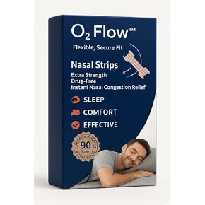 Pro-Strength Nasal Strips, Instant Relief Anti snoring- 3 Months Supply Drug-Free Congestion Relief,Snoring Relief Open Airways