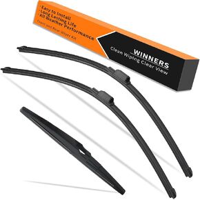 Windshield Wiper Blades Complete Kit for 2022-2025 Chevrolet Equinox GMC Terrain - Front & Rear Wiper Blade Replacement Set