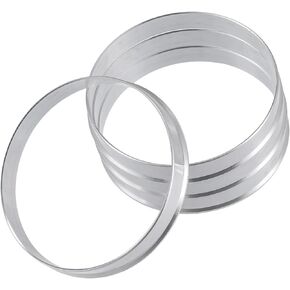 4pcs OD 68mm إلى ID 66.1mm ألومنيوم سبيكة السيارات المحور المركزي حلقات العجلات التجوي