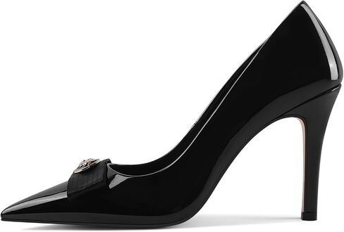 LOCERICH Women's High Heels Pumps Closed Toe Bow Heels Pointed Toe Stiletto Dress Shoes for Women Party Work Wedding Shoes for Bride in Kuwait