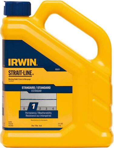 IRWIN Tools STRAIT-LINE 65201 Standard Marking Chalk, 2.5-pound, Blue (65201) in Saudi Arabia