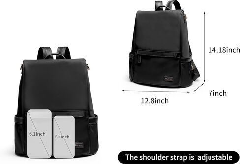 Womens Backpack Purse Anti-theft Fashion Waterproof Lightweight Small Backpack for Women Ladies Travel Nylon 2616-Grey in Kuwait