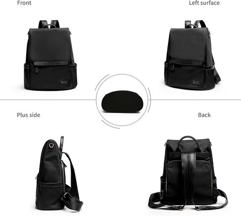 Womens Backpack Purse Anti-theft Fashion Waterproof Lightweight Small Backpack for Women Ladies Travel Nylon 2616-Grey in Kuwait