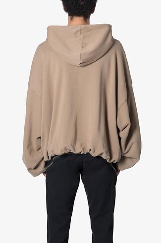 MNML الرجال المبطنون الفضفاضة 3/4 ZIP Hoodie in Saudi Arabia