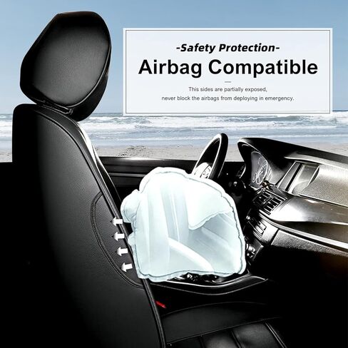 TTX Lighting Custom Custom Fit Gat Coverts toyota Sienna 2021-2025 Le and Xle 8-Partenger Leather Care Cover Cover Coverage Cover Cover Cover Full Spill & Stain Proof in Kuwait