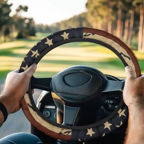 غطاء عجلة العربة الأمريكية العلم الأمريكي ، عالمي ، من 13 إلى 14 بوصة ، بوليستر ، رائحة ، غير قابلة للانزلاق ، سهلة السيطرة ، سهلة التثبيت ، ملحق ديكور وطني للرجال النساء in Kuwait