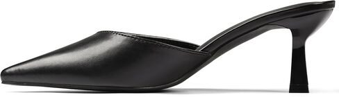 VOMIRA Black Kitten Heels for Women Closed Pointed Toe Stiletto Heels Black Mules for Women Slip On Slingback Heels Dress Party Wedding Heeled Sandals Women's Black Pumps Shoes in Kuwait