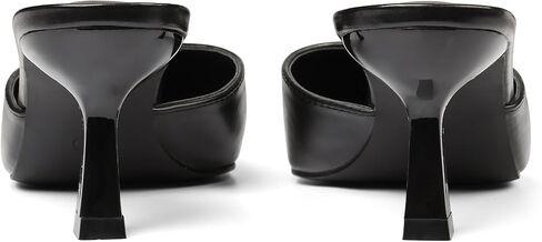 VOMIRA Black Kitten Heels for Women Closed Pointed Toe Stiletto Heels Black Mules for Women Slip On Slingback Heels Dress Party Wedding Heeled Sandals Women's Black Pumps Shoes in Kuwait