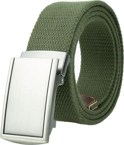 Gelante Canvas Belt, Heavy Duty Cotton Webbing Strap for Work and Casual 2037A in Saudi Arabia