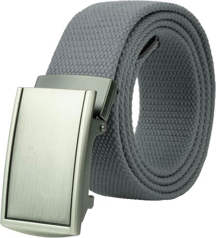 Gelante Canvas Belt, Heavy Duty Cotton Webbing Strap for Work and Casual 2037A in Saudi Arabia