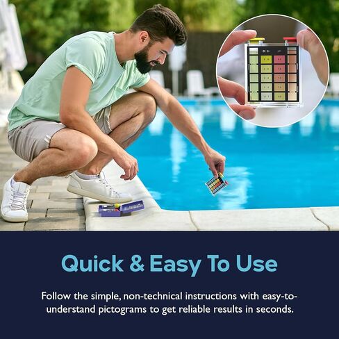 Lupo 3-in-1 Water Test Kit for Swimming Pools & Spas | Water Chemical Test Kit for pH, Total Chlorine and Total Bromine in Saudi Arabia