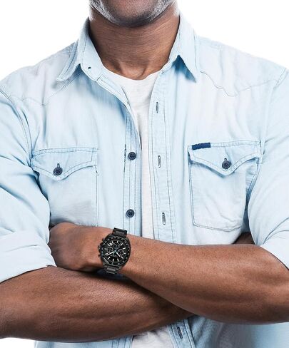 Watch Coach Charter Men's Quartz Chronograph ، سوار من الفولاذ المقاوم للصدأ - مقاوم للماء إلى 3ATM ، الحد الأدنى الحديث - هدية له ، 44.5 ملم in Kuwait