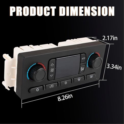 599-211XD Climate Control Module A/C Heater Compatible with Buick Rainier Cadillac Escalade Chevrolet Avalanche Silverado 1500 2500 3500 Suburban Tahoe Trailblazer GMC Yukon Sierra Envoy in Saudi Arabia