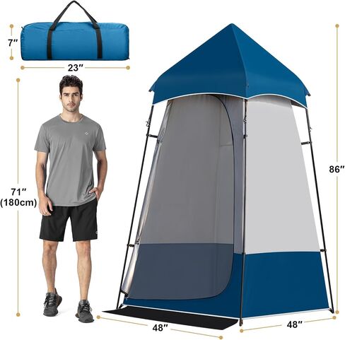 Leader Accessories Shower Tent Changing Room Privacy Toilet Tent Portable Camping Shelters in Kuwait
