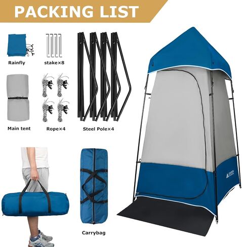Leader Accessories Shower Tent Changing Room Privacy Toilet Tent Portable Camping Shelters in Kuwait