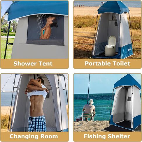 Leader Accessories Shower Tent Changing Room Privacy Toilet Tent Portable Camping Shelters in Kuwait
