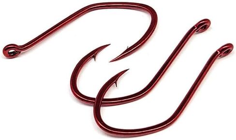 Gamakatsu 225913 Big River Bait Open Eye NS Hook (25 Pack), Size 3/0, Black in Saudi Arabia