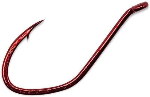 Gamakatsu 225913 Big River Bait Open Eye NS Hook (25 Pack), Size 3/0, Black in Saudi Arabia