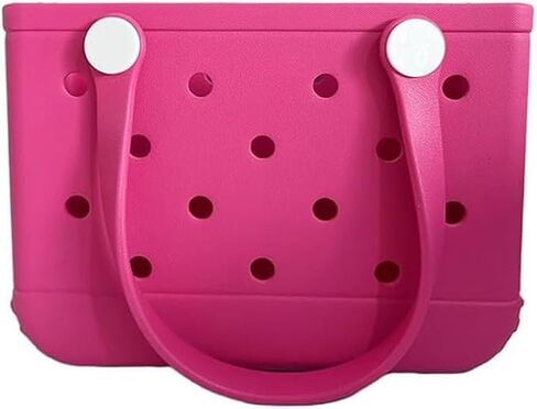 Small Rubber Tote Bag for Women-Cute Sports Bag for Travel, Pool Days, Gym, & Daily Use Durable Lightweight Design in Saudi Arabia