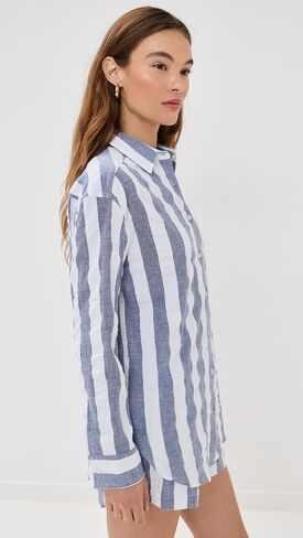 LE BOP Women's Cecillia Button Down in Saudi Arabia