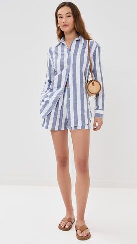 LE BOP Women's Cecillia Button Down in Saudi Arabia