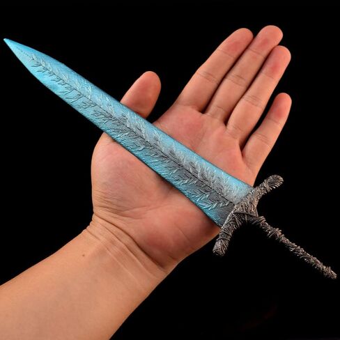 Game Elden Ring Dark Moon Greatsword Models 11.8-Inch Medieval Fantasy Claymore Sword Hand-Painted Sculpture Collectible Figurine for Gaming Display, Warrior Desk Decor & Dark-Themed Gift in Saudi Arabia