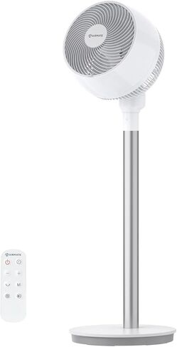 AIRMATE مروحة دوران الهواء مع جهاز تحكم عن بعد، مراوح متأرجحة لصمت توربو في الداخل، مروحة بقاعدة، مروحة تبريد مع 4 أوضاع 12 سرعة، مراوح واقفة للمنزل والمكتب وغرفة النوم in Saudi Arabia