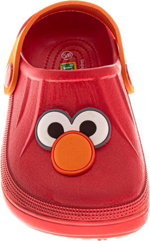 Sesame Street Clog Sandals with Backstrap - Closed Toe Slides for Kids Girls and Boys - Sesame Sandal Slip-On Clogs Water Resistant (Sizes: 3-4 Infant/ 5-10 Toddler / 11-12 Little Kid) in Saudi Arabia